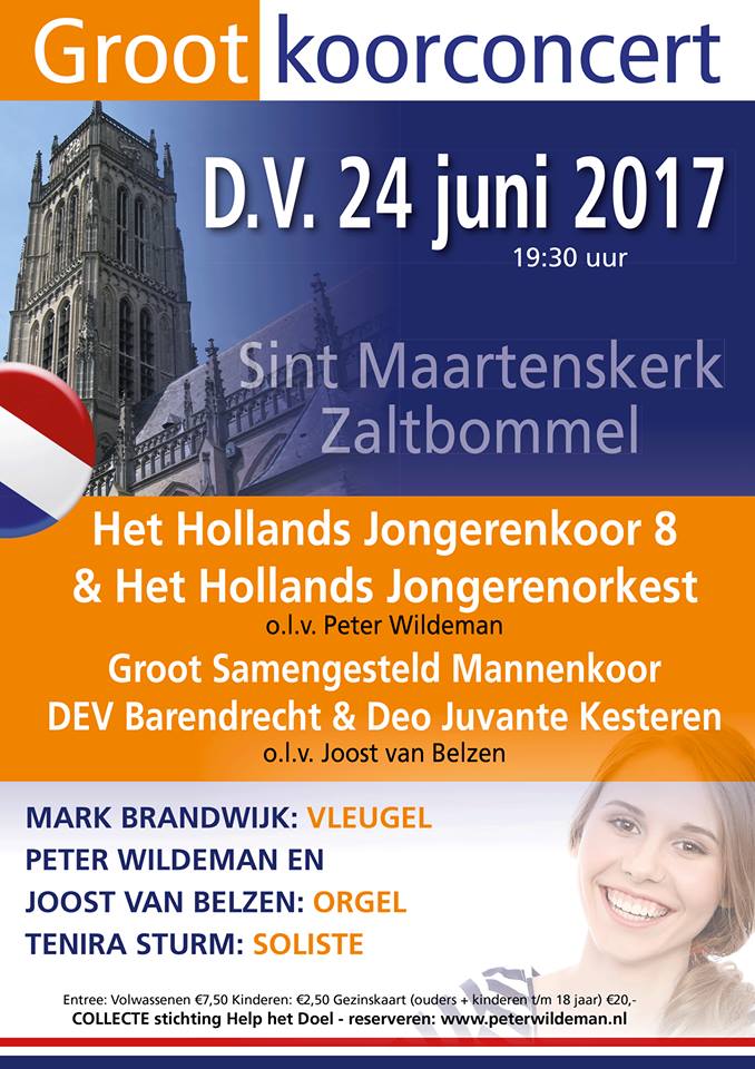 poster Zaltbommel – Hollands Jongerenkoor